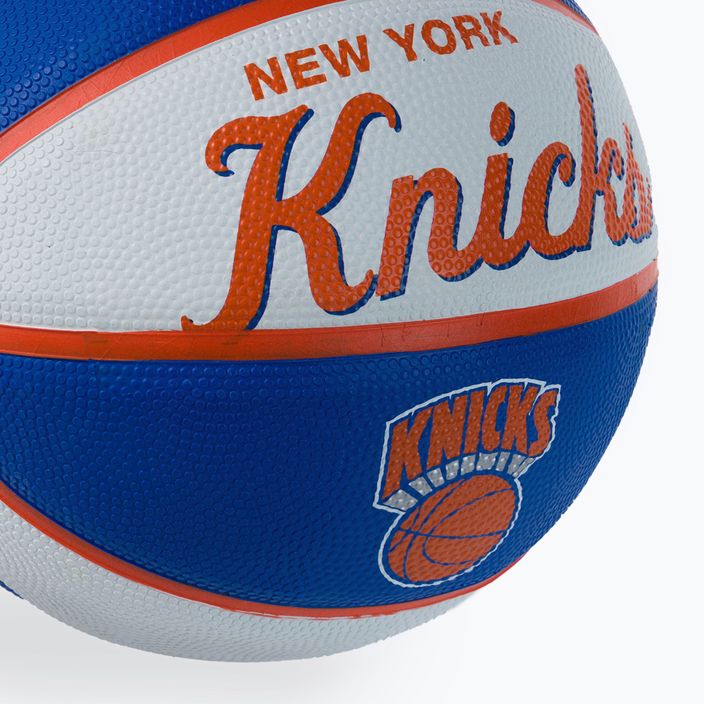 Wilson NBA Team Retro Mini New York Knicks basketbal modrý WTB3200XBNYK veľkosť 3 3