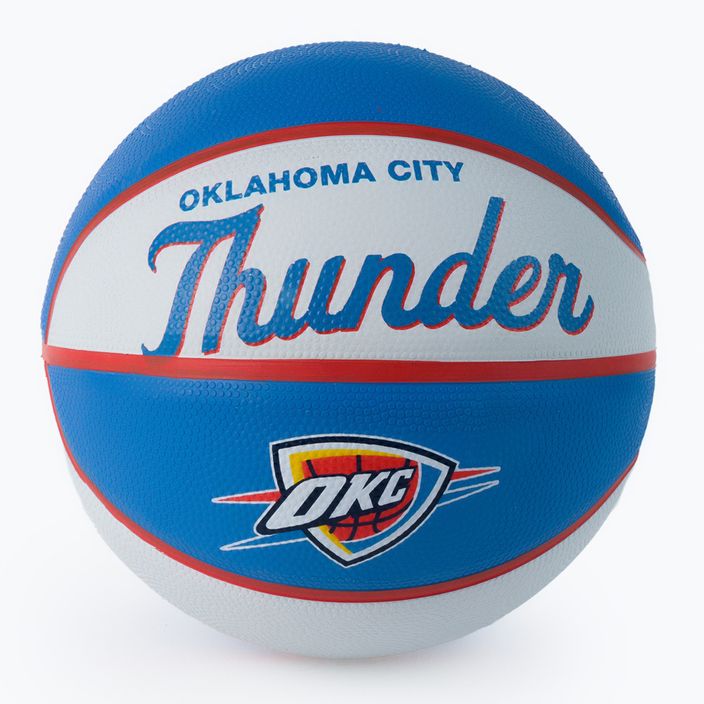Wilson NBA Team Retro Mini Oklahoma City Thunder basketbal modrý WTB3200XBOKC veľkosť 3