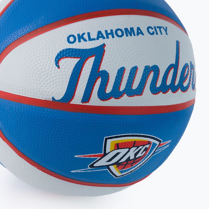 Wilson NBA Team Retro Mini Oklahoma City Thunder basketbal modrý WTB3200XBOKC veľkosť 3 3