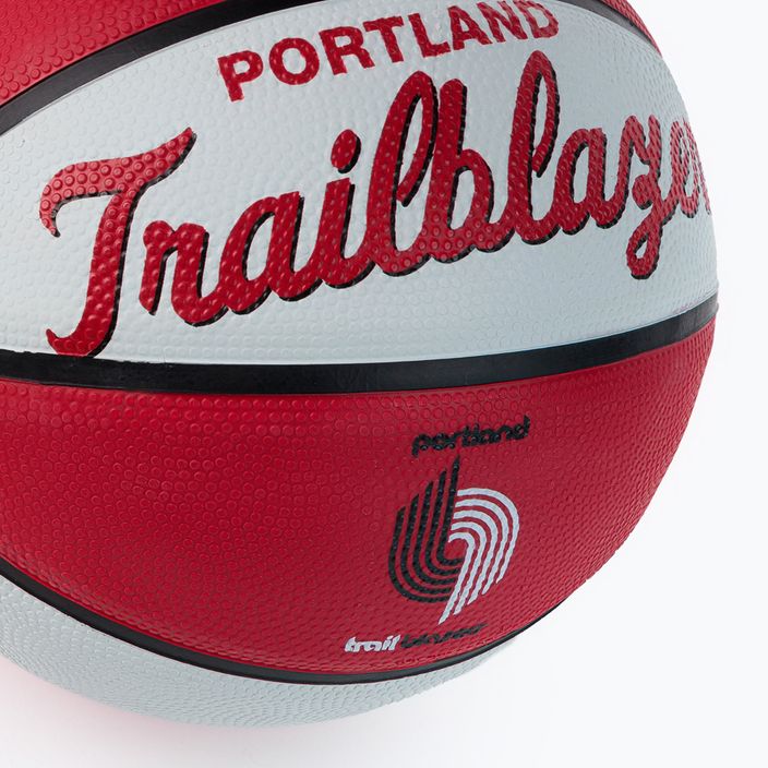 Wilson NBA Team Retro Mini Portland Trail Blazers basketbal červená WTB3200XBPOR veľkosť 3 3