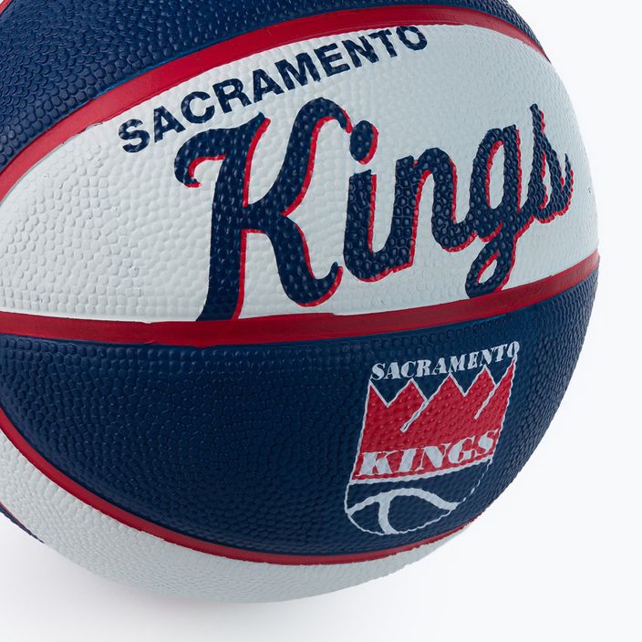 Wilson NBA Team Retro Mini Sacramento Kings basketball navy blue WTB3200XBSAC veľkosť 3 3