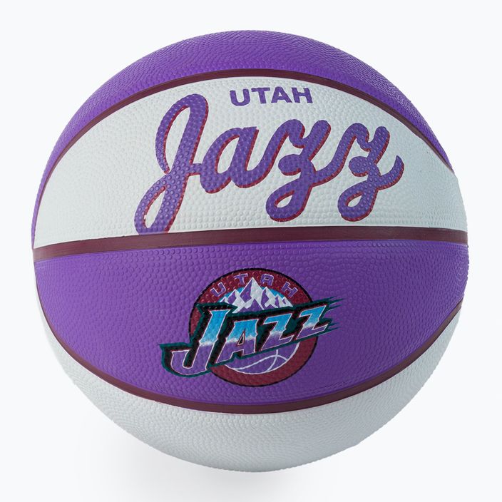 Wilson NBA Team Retro Mini Utah Jazz basketbal fialová WTB3200XBUTA veľkosť 3