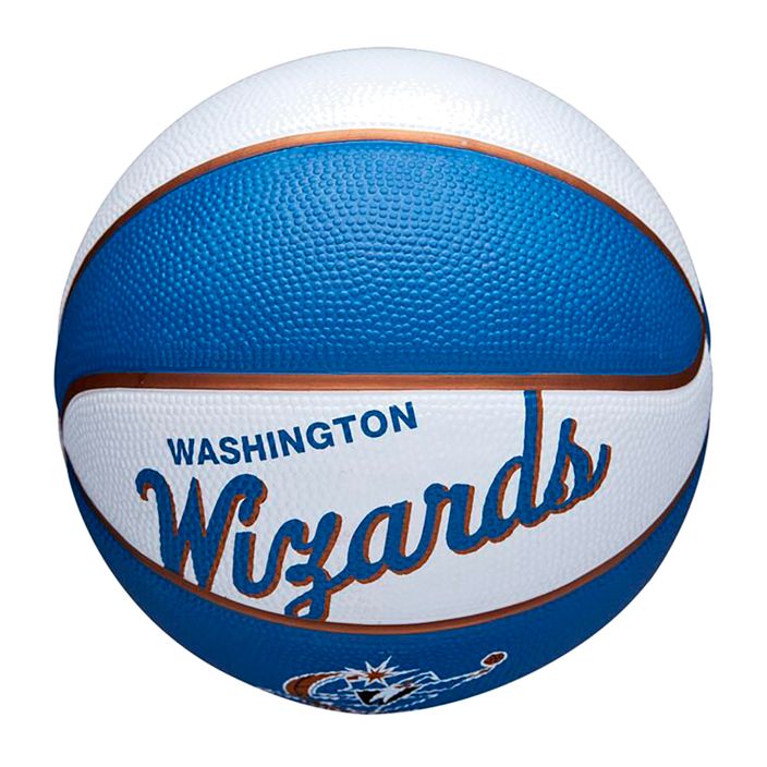 Wilson NBA Team Retro Mini Washington Wizards basketbal modrý WTB3200XBWAS veľkosť 3 4