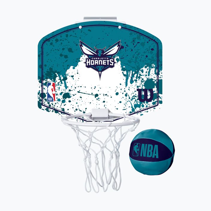 Basketbalový set Wilson NBA Team Mini Hoop Charlotte Hornets