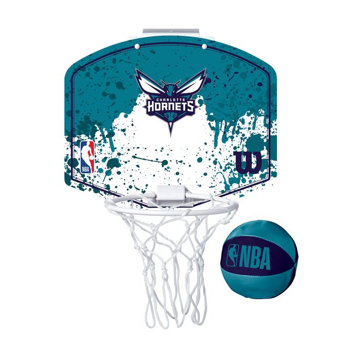 Basketbalový set Wilson NBA Team Mini Hoop Charlotte Hornets 2
