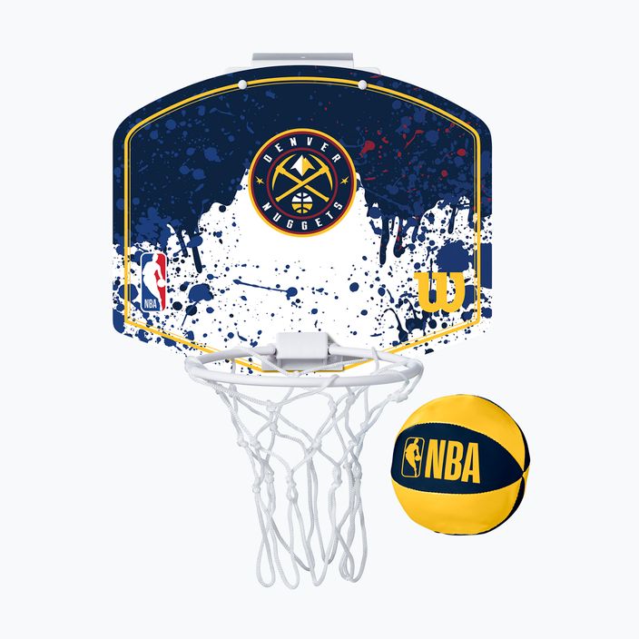 Basketbalová súprava Wilson NBA Team Mini Hoop Denver Nuggets