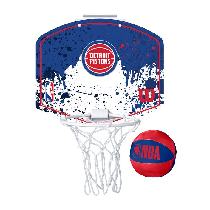 Basketbalová súprava Wilson NBA Team Mini Hoop Detroit Pistons 2