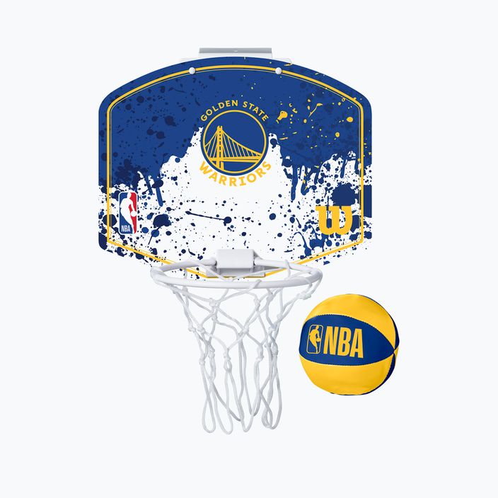 Wilson NBA Golden State Warriors Mini Hoop basketbalová doska modrá WTBA1302GOL 4