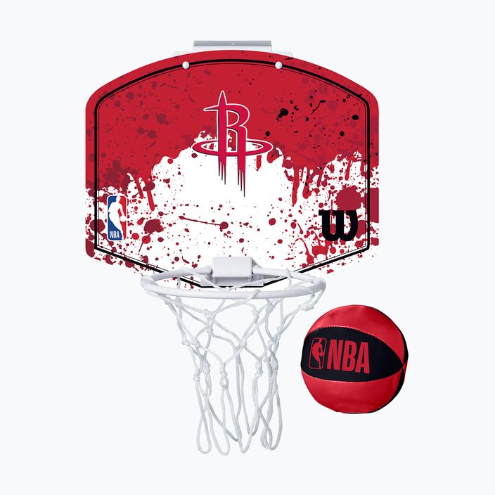Basketbalová súprava Wilson NBA Team Mini Hoop Houston Rockets