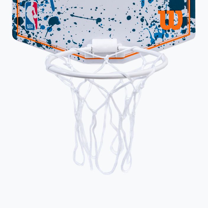 Wilson NBA New York Knicks Mini Hoop basketbalová doska modrá WTBA1302NYK 2