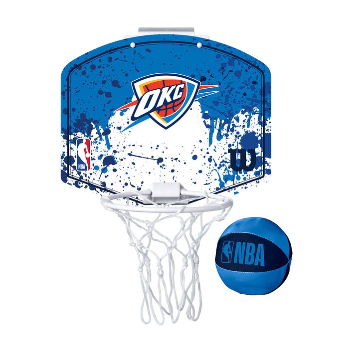 Basketbalová súprava Wilson NBA Team Mini Hoop Oklahoma City Thunder 2