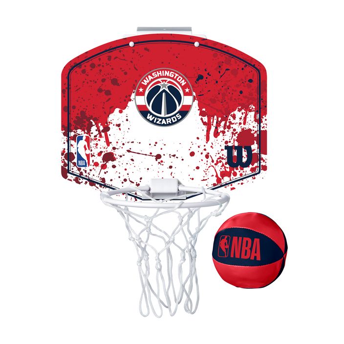 Basketbalová súprava Wilson NBA Team Mini Hoop Washington Wizards 2