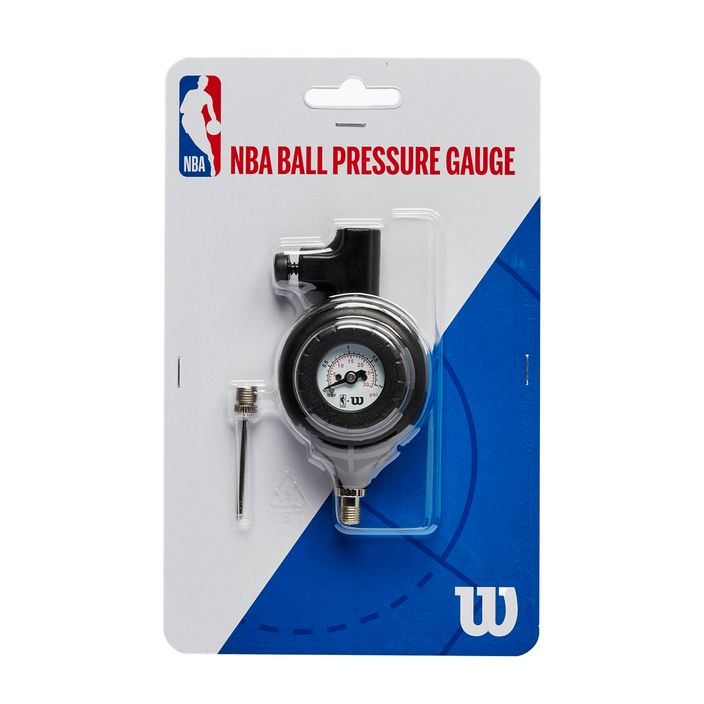 Mechanický tlakomer na lopty Wilson NBA Black WTBA4005NBA 2