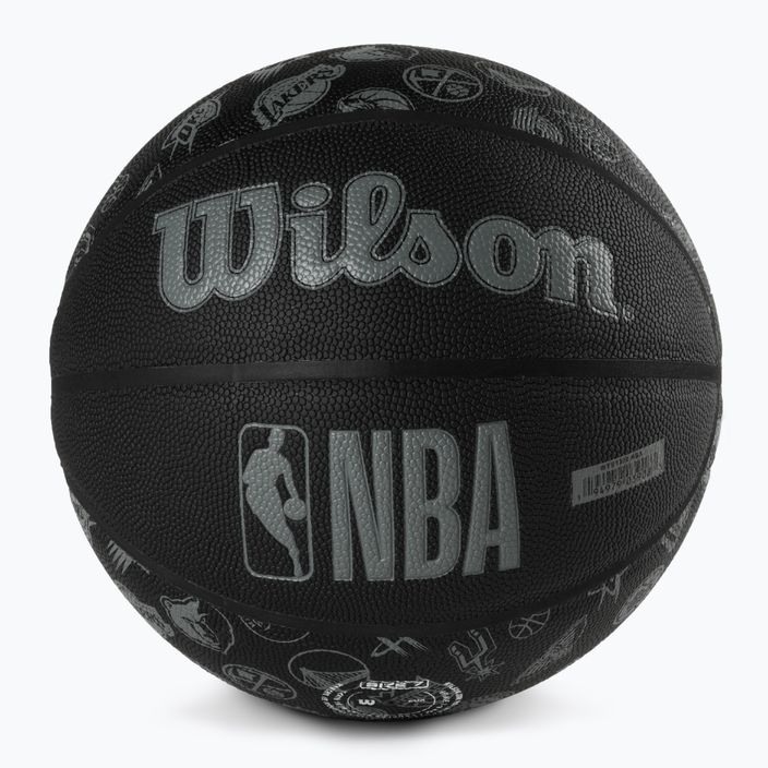 Basketbalový lopta Wilson NBA All Team čierna WTB1300XBNBA 4