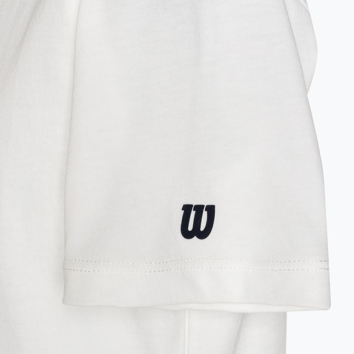 Svetlé biele detské tenisové tričko Wilson Team Perf 3