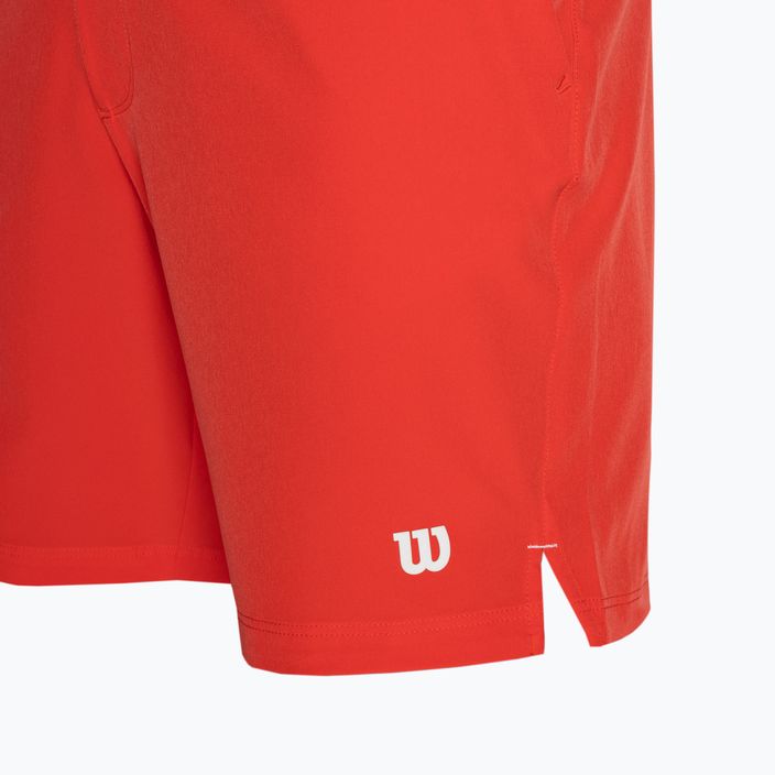 Pánske tenisové šortky Wilson Team 7" Infrared 3
