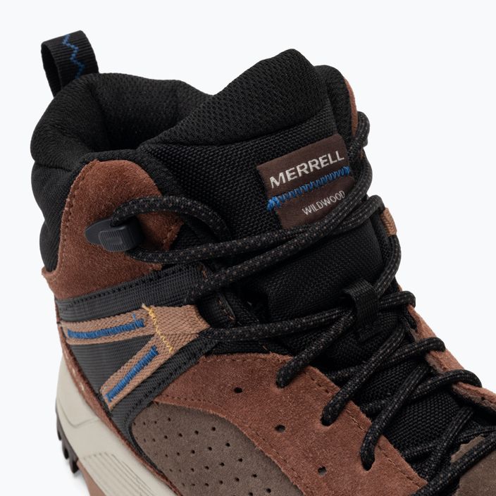 Pánske turistické topánky Merrell Wildwood Sneaker Boot Mid WP bracken 8