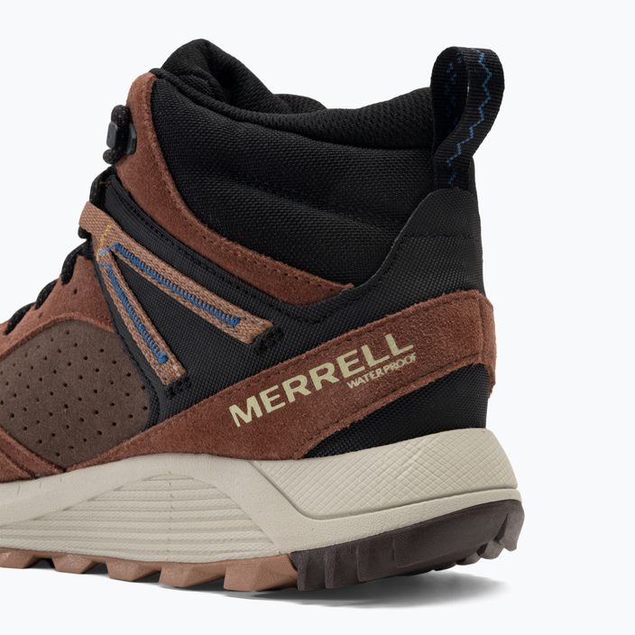 Pánske turistické topánky Merrell Wildwood Sneaker Boot Mid WP bracken 9