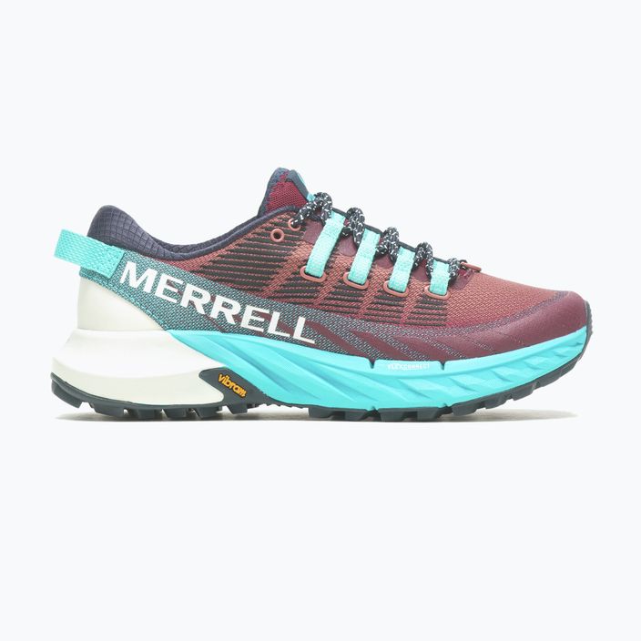 Merrell Agility Peak 4 dámska bežecká obuv burgundy-blue J067546 12