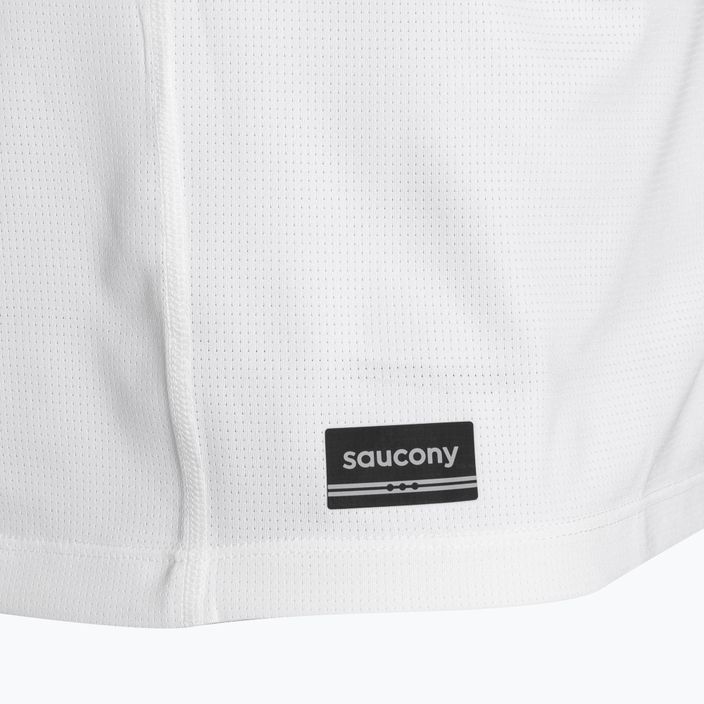 Pánske bežecké tričko Saucony Stopwatch white 3