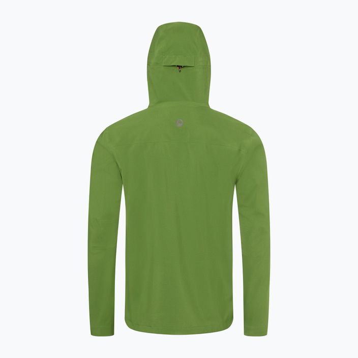 Marmot PreCip Eco Pro pánska bunda do dažďa zelená 1450019170S 2