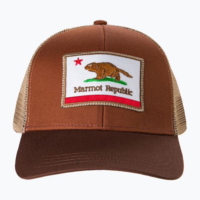 Marmot Retro Trucker pánska baseballová čiapka hnedá 1641019685ONE 2