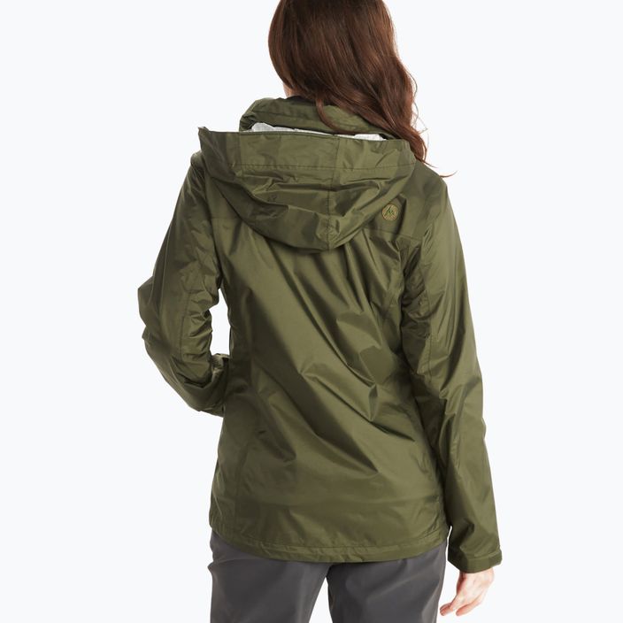 Marmot Precip Eco dámska bunda do dažďa zelená 46700 2
