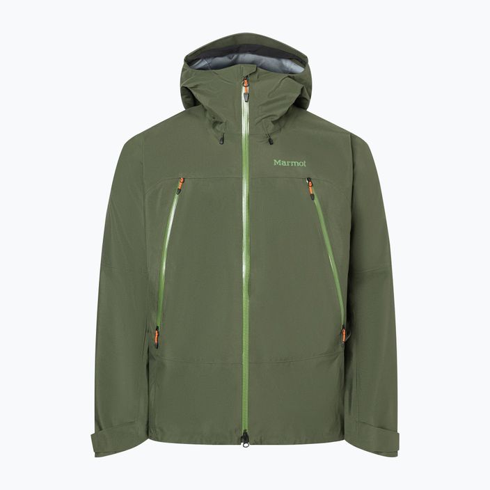 Pánska membránová bunda do dažďa Marmot Alpinist green M123484859S