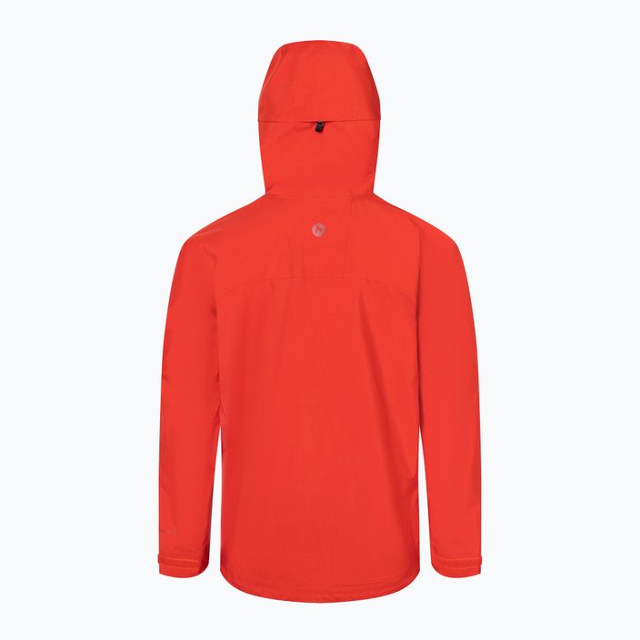 Pánska bunda do dažďa Marmot Alpinist Gore Tex červená M12348 2