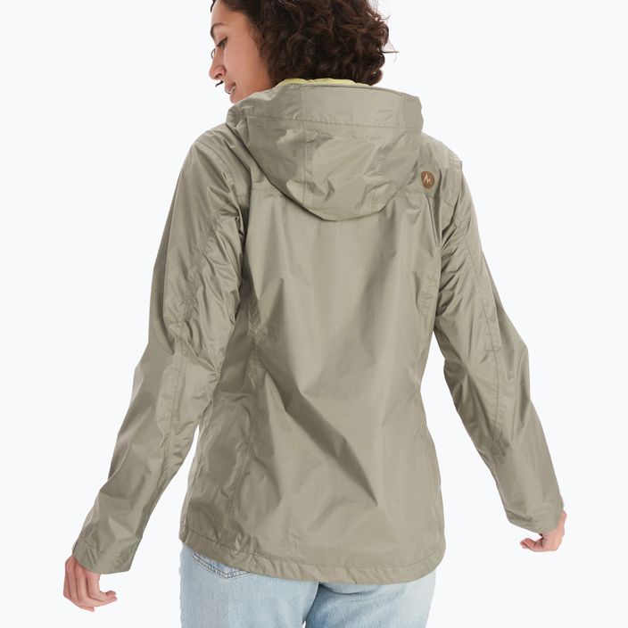 Marmot PreCip Eco dámska bunda do dažďa zelená 46700 3