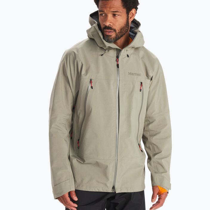 Pánska bunda do dažďa Marmot Alpinist GORE-TEX šedá M1234821543 7