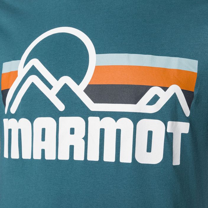Marmot Coastall pánske trekingové tričko modré M14253-21541 5