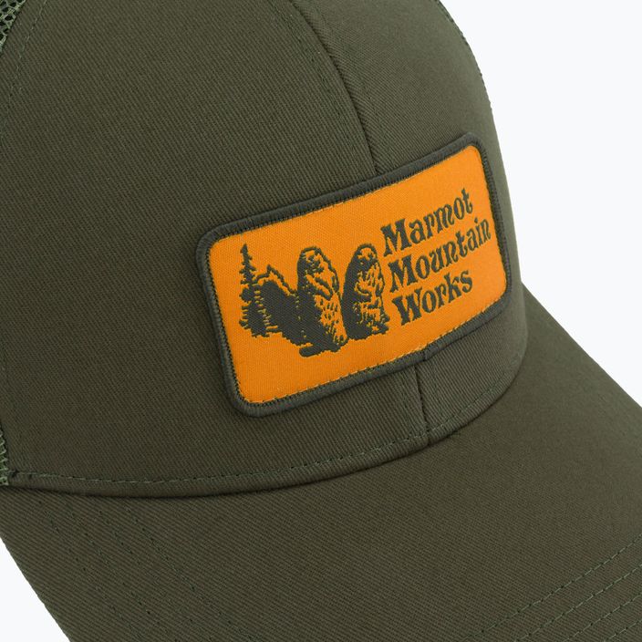 Marmot Retro Trucker baseballová čiapka zelená M143134859 5