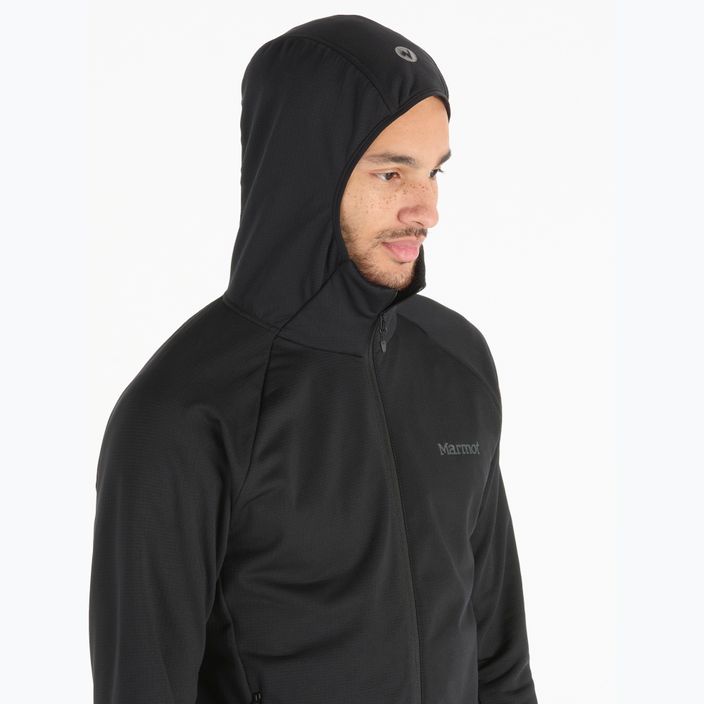 Pánska mikina polar Marmot Leconte Full Zip Hoody black 4