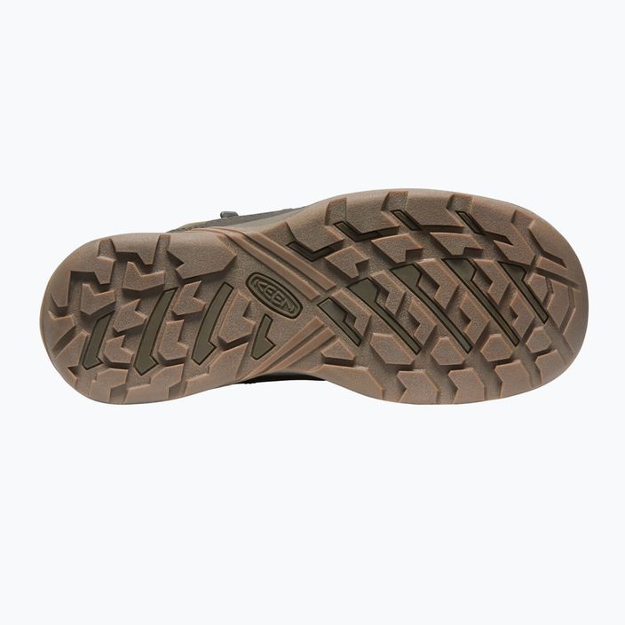 Pánske trekové topánky KEEN Circadia Mid Wp green-brown 1026766 16