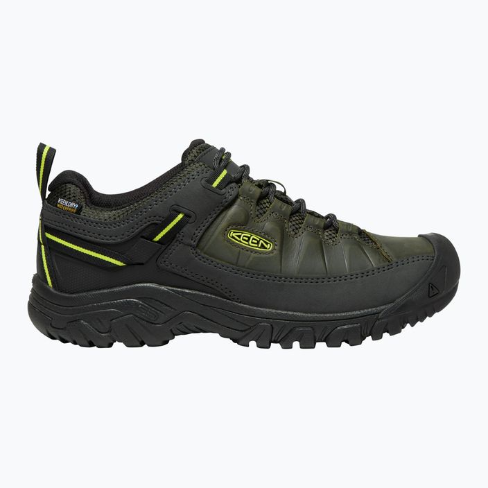 Pánske trekové topánky KEEN Targhee III Wp green-black 1026860 9