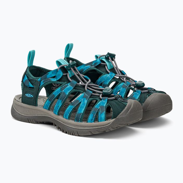 Dámske trekingové sandále Keen Whisper Sea Moss blue 127362 4