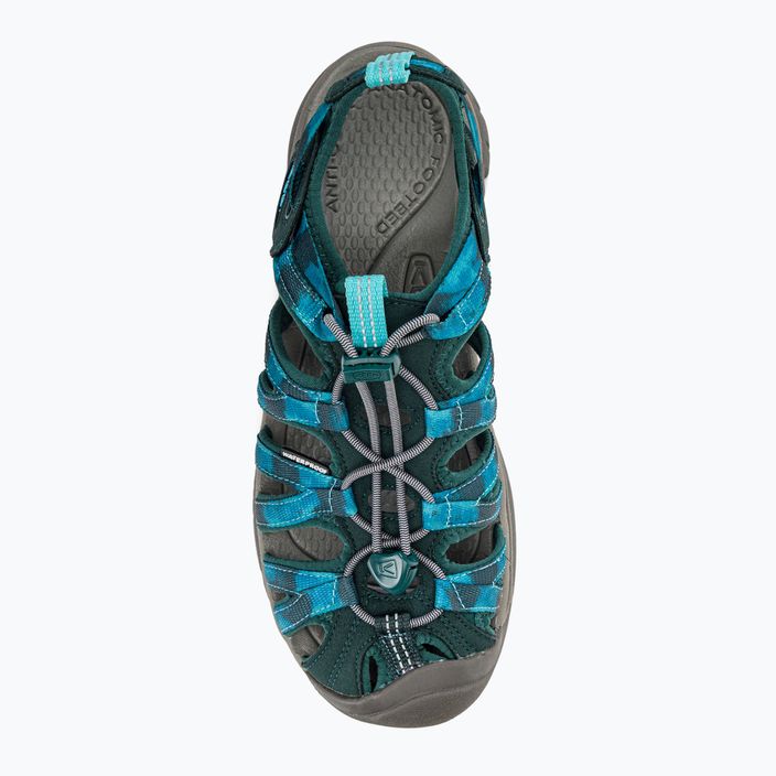 Dámske trekingové sandále Keen Whisper Sea Moss blue 127362 6