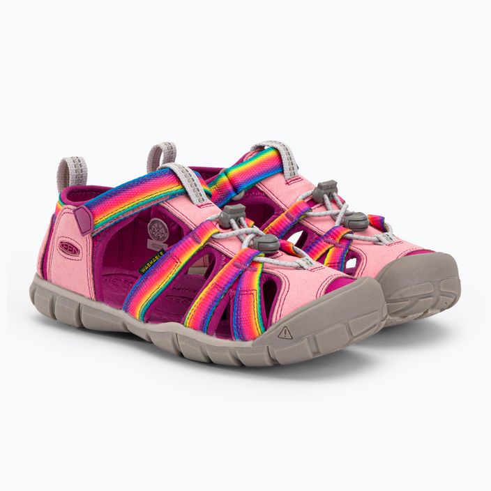 Detské trekingové sandále Keen Seacamp II CNX ružovej farby 127421 4