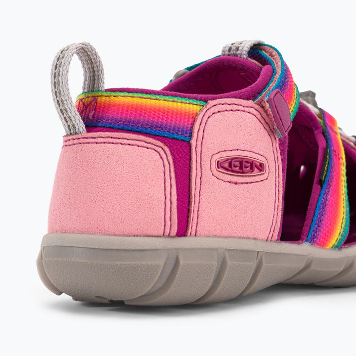 Detské trekingové sandále Keen Seacamp II CNX ružovej farby 127421 7