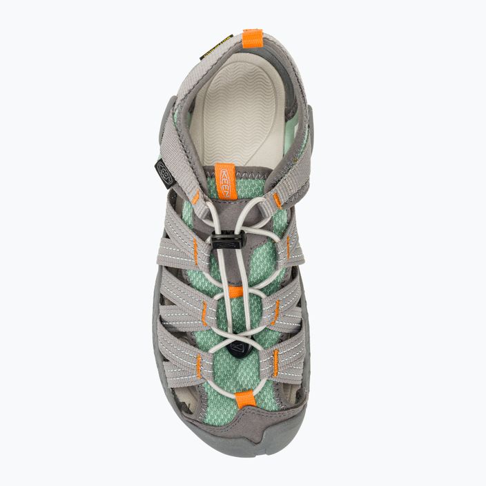 Dámske trekingové sandále KEEN Drift Creek H2 alloy/granite green 5