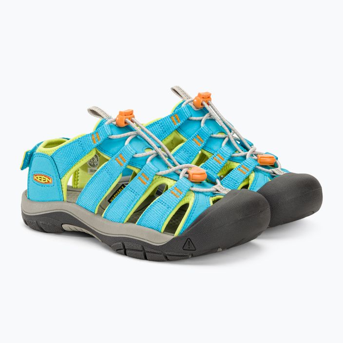 Juniorské sandále KEEN Newport Boundless blue atoll/daiquiri green 4