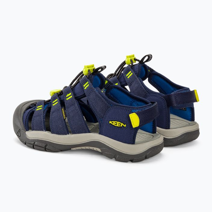 Juniorské sandále KEEN Newport Boundless navy academy/evening primrose 3