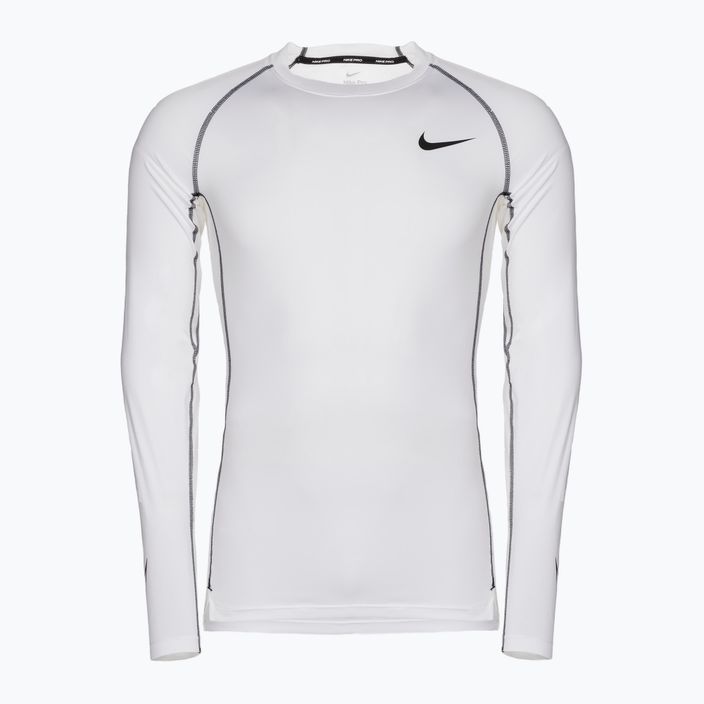 Pánske tréningové tričko s dlhým rukávom Nike Pro Dry-Fit Tight Top white DD1990-100