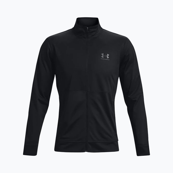 Under Armour Pique Track pánska tréningová mikina čierna 1366202