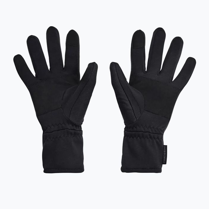Dámske trekingové rukavice Under Armour Storm Fleece black/black/jet gray 6