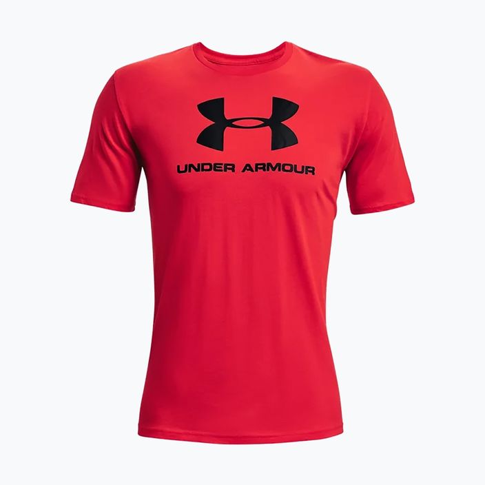 Under Armour UA Sportstyle Logo SS pánske tréningové tričko červená 1329590