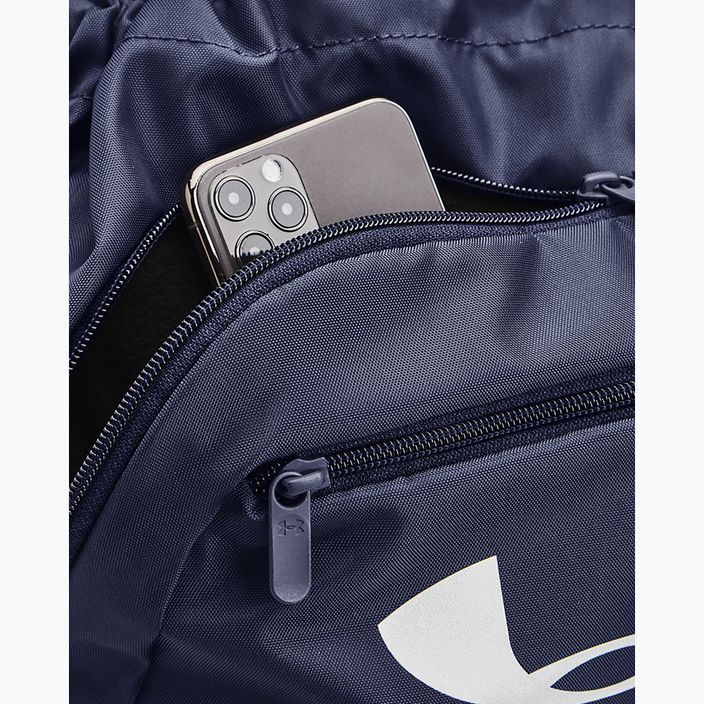 Vrecko Under Armour Undeniable Sackpack 20 l midnight navy/midnight navy/metallic silver 3