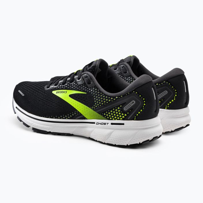Pánska bežecká obuv Brooks Ghost 14 čierno-zelená 113691D47 3