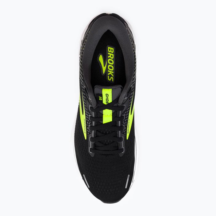 Pánska bežecká obuv Brooks Ghost 14 čierno-zelená 113691D47 6
